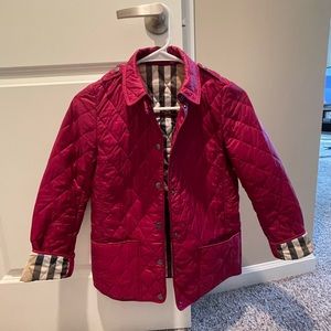 BURBERRY Quilted Nova Coat / Jacket Girls 12yr Old